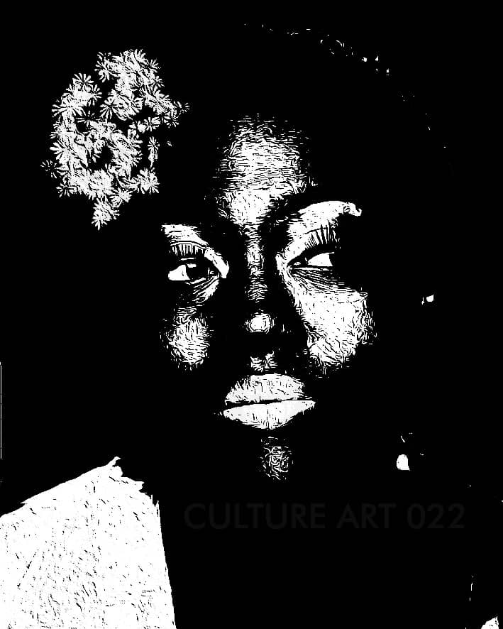 Black and white artwork